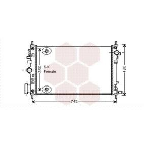 Achetez des Radiateur du moteur VAN WEZEL 37002472 à prix pour 150,09 €