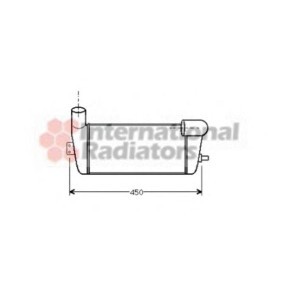 Köp Intercooler av VAN WEZEL 02004124 till det låga priset 5681,39 kr