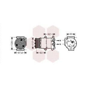Acquista Compressore aria condizionata da VAN WEZEL 1800K430 a buon mercato per soli 693,06 €