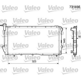 Kühler, Motorkühlung 731456 für SUBARU