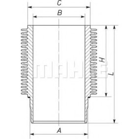 Köp Cylinderfoder av MAHLE ORIGINAL 101WR23 till det låga priset 2507,60 kr