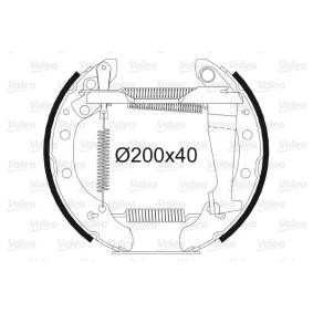 Acquista Kit freno, Freno a tamburo da VALEO 554781 a buon mercato per soli 100,21 €