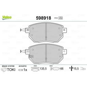 Acquista Kit pastiglie freni da VALEO 598918 a buon mercato per soli 45,82 €