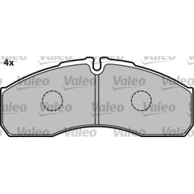 Acquista Kit pastiglie freni da VALEO 541663 a buon mercato per soli 70,13 €