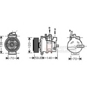 Acquista Compressore aria condizionata da VAN WEZEL 0300K278 a buon mercato per soli 737,35 €