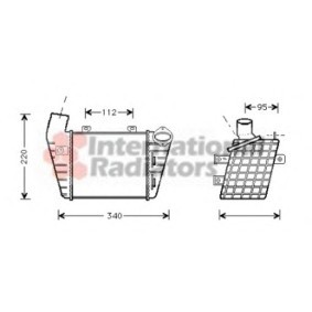 Köp Intercooler av VAN WEZEL 58004159 till det låga priset 4188,63 kr