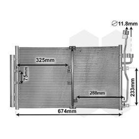 Klimakondensator 37005425 für CHEVROLET