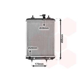 Achetez des Radiateur du moteur VAN WEZEL 11002065 à prix pour 159,02 €