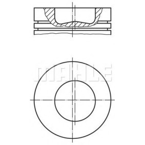 Kolben von MAHLE ORIGINAL 2274810