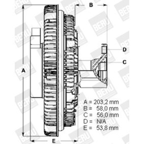 Kjøp Clutch, kjølevifte av BERU LK110 til den lave prisen 4394,66 NOK