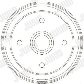 Compre Tambor de travão da JURID 329327J a um preço baixo por 53,28 €