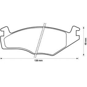 Bremsbeläge für ROVER von JURID