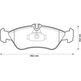 Acquista Kit pastiglie freni da JURID 571910J-AS a buon mercato per soli 54,49 €