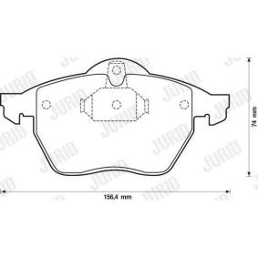 Acquista Kit pastiglie freni da JURID 571920J a buon mercato per soli 37,98 €