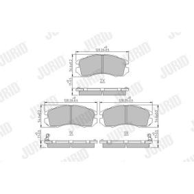 Acquista Kit pastiglie freni da JURID 572275J a buon mercato per soli 22,53 €