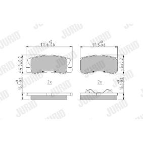 Acquista Kit pastiglie freni da JURID 572498J a buon mercato per soli 26,82 €