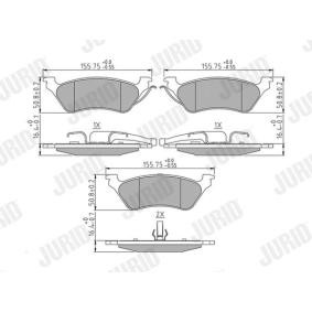 Acquista Kit pastiglie freni da JURID 572505J a buon mercato per soli 34,46 €