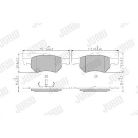Acquista Kit pastiglie freni da JURID 572509J a buon mercato per soli 38,21 €