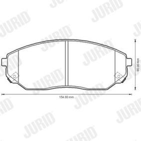 Acquista Kit pastiglie freni da JURID 572511J a buon mercato per soli 40,30 €