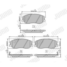 Acquista Kit pastiglie freni da JURID 572518J a buon mercato per soli 37,88 €