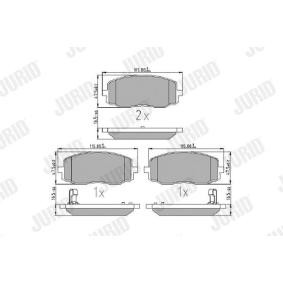 Acquista Kit pastiglie freni da JURID 572526J a buon mercato per soli 23,77 €