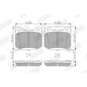 Acquista Kit pastiglie freni da JURID 572558J a buon mercato per soli 30,99 €