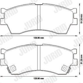 Acquista Kit pastiglie freni da JURID 572560J a buon mercato per soli 34,37 €