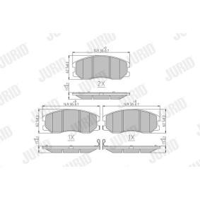 Acquista Kit pastiglie freni da JURID 572570J a buon mercato per soli 37,85 €