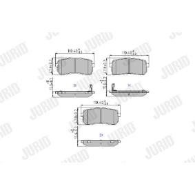 Acquista Kit pastiglie freni da JURID 572596J a buon mercato per soli 35,18 €