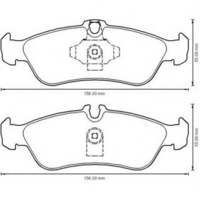 Acquista Kit pastiglie freni da JURID 573191J-AS a buon mercato per soli 51,44 €