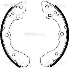 Bremsbackensatz für MAZDA von TRISCAN