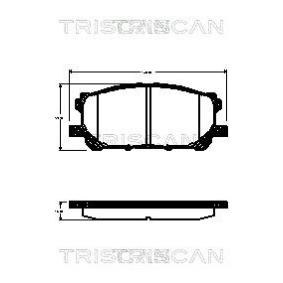 Bremsbeläge von TRISCAN
