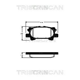 Bremsbeläge von TRISCAN