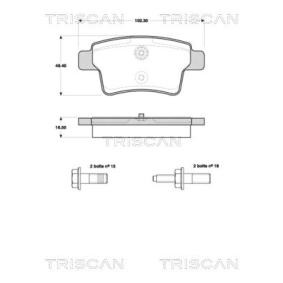 Bremsbeläge von TRISCAN