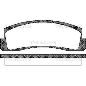 Acquista Kit pastiglie freni da TRISCAN 8110 70124 a buon mercato per soli 23,24 €