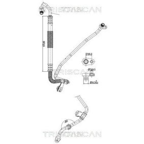 Achetez des Flasque, colonne de direction TRISCAN 8500 38901 à prix pour 16,78 €