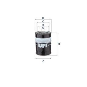 Achetez des Filtre à huile UFI 23.121.00 à prix pour 9,17 €
