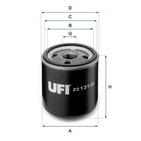 Achetez des Filtre à huile UFI 23.131.00 à prix pour 5,91 €