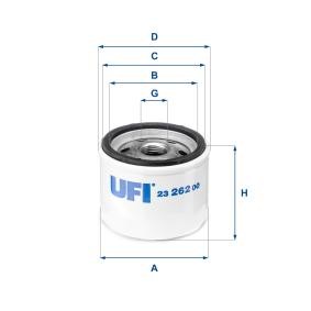 Comprar Filtro de aceite de UFI 23.262.00 a bajo precio de 11,33 €