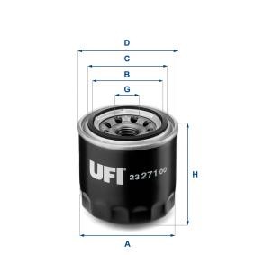 Achetez des Filtre à huile UFI 23.271.00 à prix pour 5,94 €