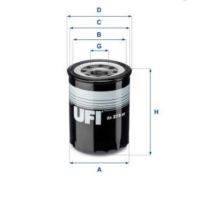 Ölfilter für ISUZU von UFI