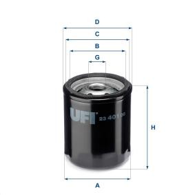 Comprar Filtro de aceite de UFI 23.401.00 a bajo precio de 7,25 €