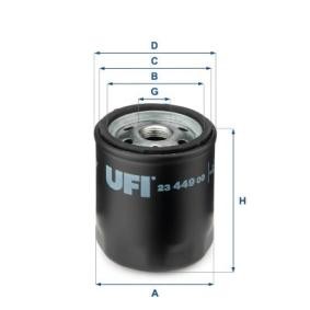 Ölfilter 23.449.00 von UFI günstig für 8,79 € online kaufen