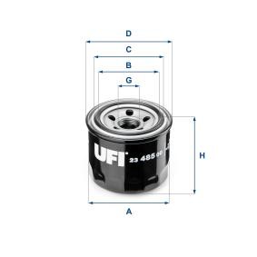 Comprar Filtro de aceite de UFI 23.485.00 a bajo precio de 5,68 €