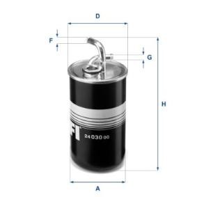 Compre Filtro de combustível da UFI 24.030.00 a um preço baixo por 26,06 €