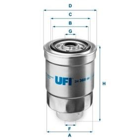 Kraftstofffilter für ISUZU von UFI