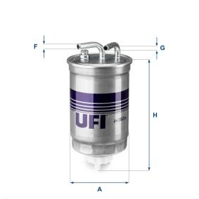Comprar Filtro combustible de UFI 24.382.00 a bajo precio de 16,89 €