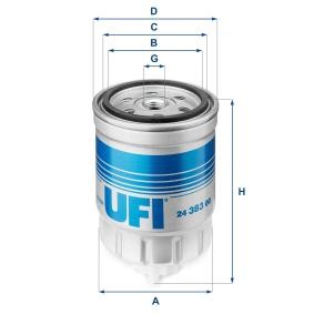 Compre Filtro de combustível da UFI 24.383.00 a um preço baixo por 14,22 €