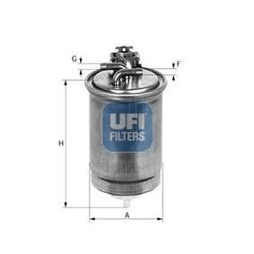 Compre Filtro de combustível da UFI 24.418.00 a um preço baixo por 25,73 €