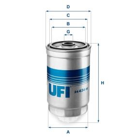Compre Filtro de combustível da UFI 24.434.00 a um preço baixo por 18,30 €